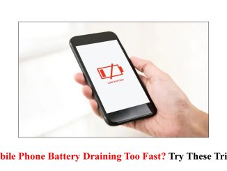Mobile Phone Battery Draining Too Fast